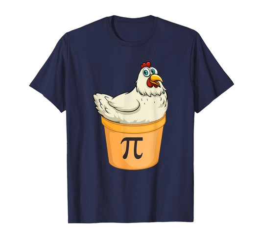 Chicken Pot Pie Funny Math pun Chicken Pot Pi T-Shirt