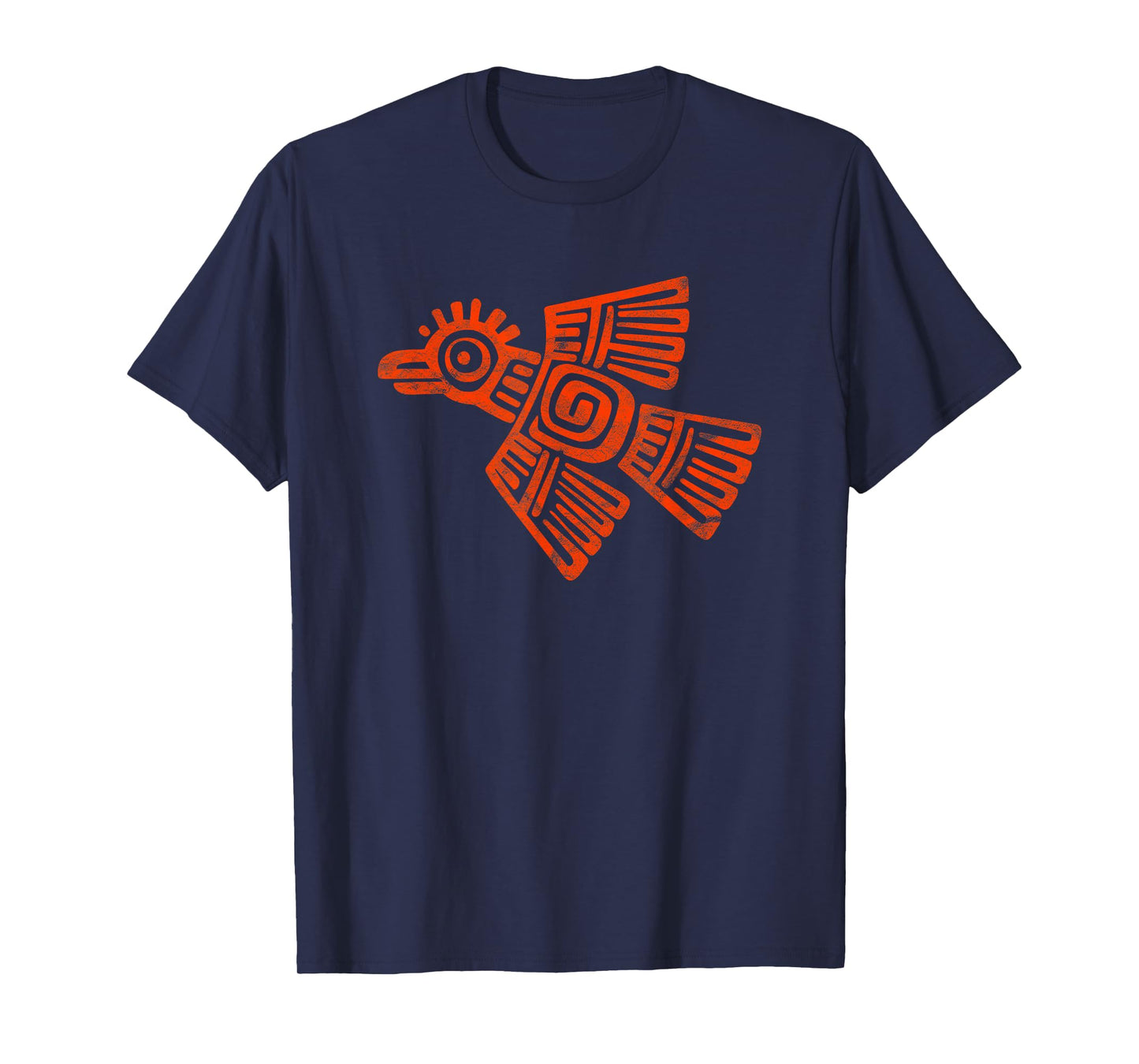 Aztec Symbol bird Tribal Quetzal Mexicolore mayan native T-Shirt