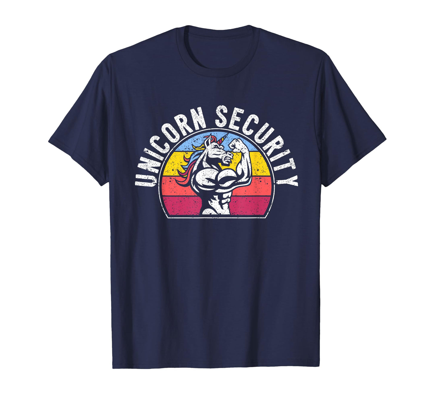 Unicorn Security Funny Costume Police Safety Guard Unicorns T-Shirt