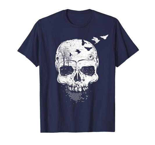 Halloween Skull Decor Vintage Gothic Costume Men or Women T-Shirt
