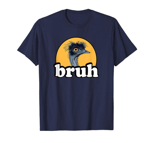 Zookeeper Funny Bruh Kids Flightless Bird Emu Lover T-Shirt