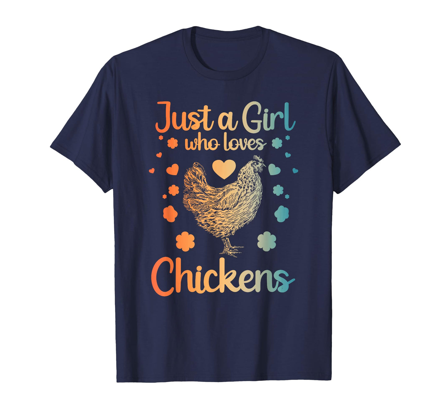Best Chicken Gift Farm Chicken Accessories & Stuff Funny Girl Chicken Design For Kids Women Mom Chicken Lover T-Shirt