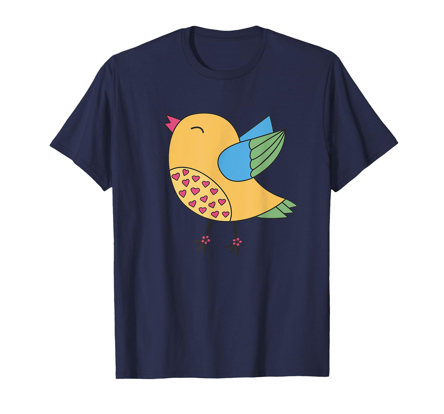 Cute Happy Yellow Bird Lover Gift Toddler Kids Youth T-Shirt