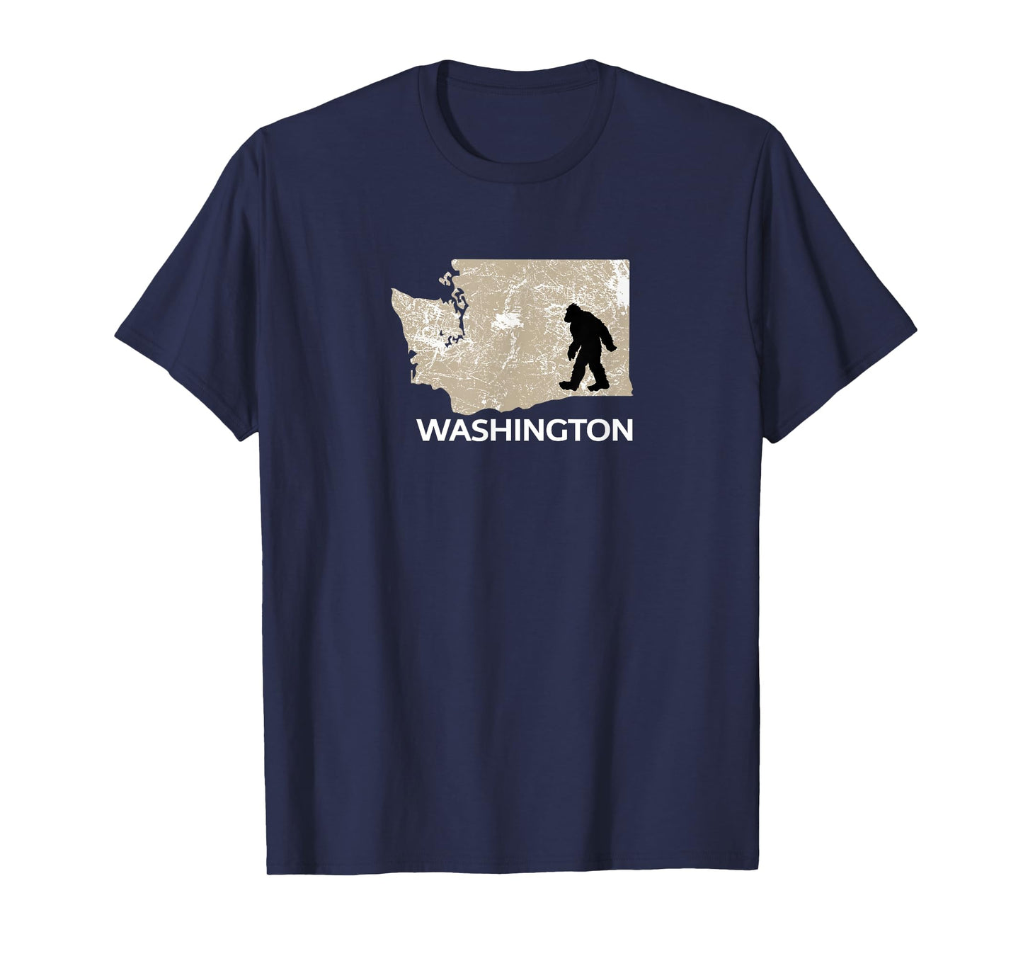 Funny Bigfoot I Believe Loves Washington WA Sasquatch T-Shirt