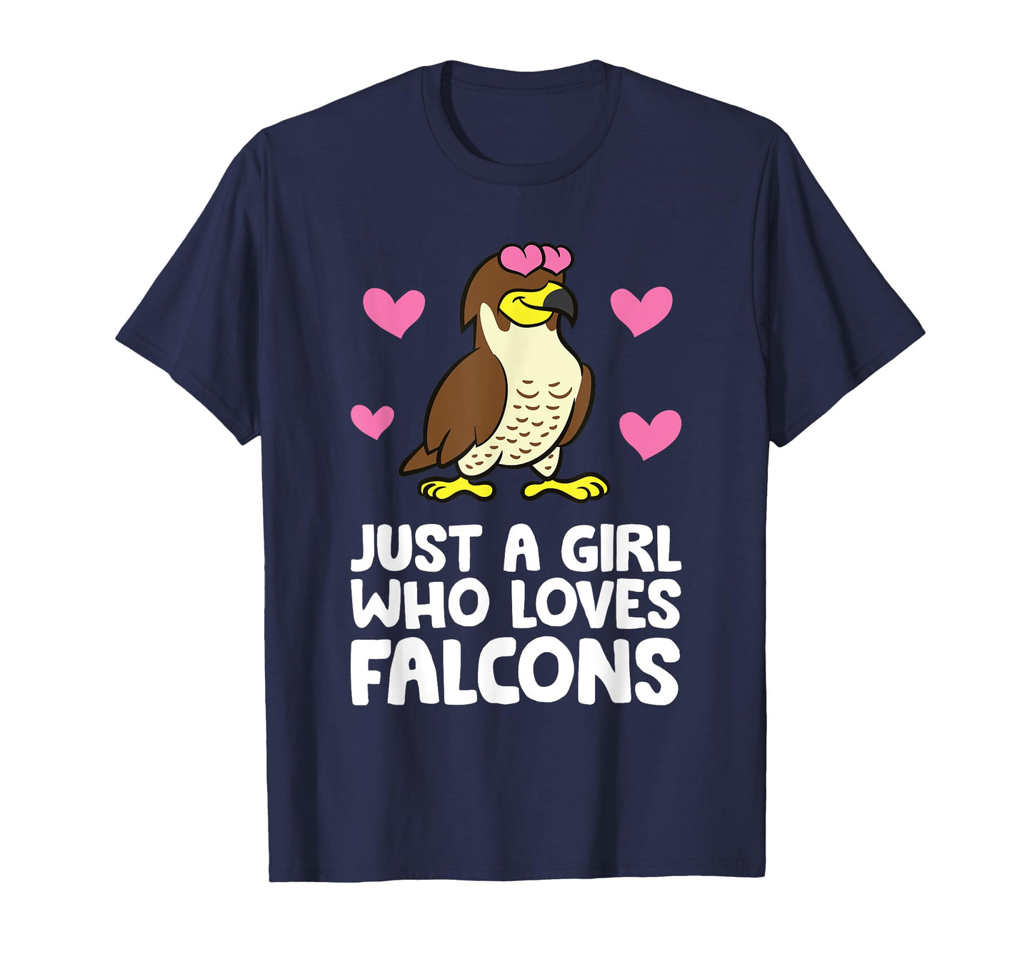 Just A Girl Who Loves Falcons T-Shirt