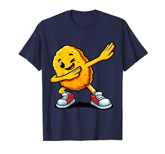 Humorous Chicken Nugget lover Gifts Unisex-Adults Black T-Shirt Small