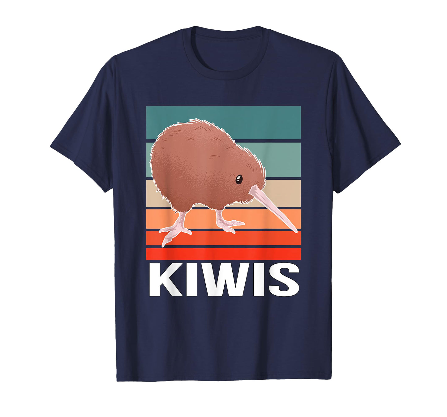 Retro Kiwi Lover Design Bird Vintage Kiwi T-Shirt