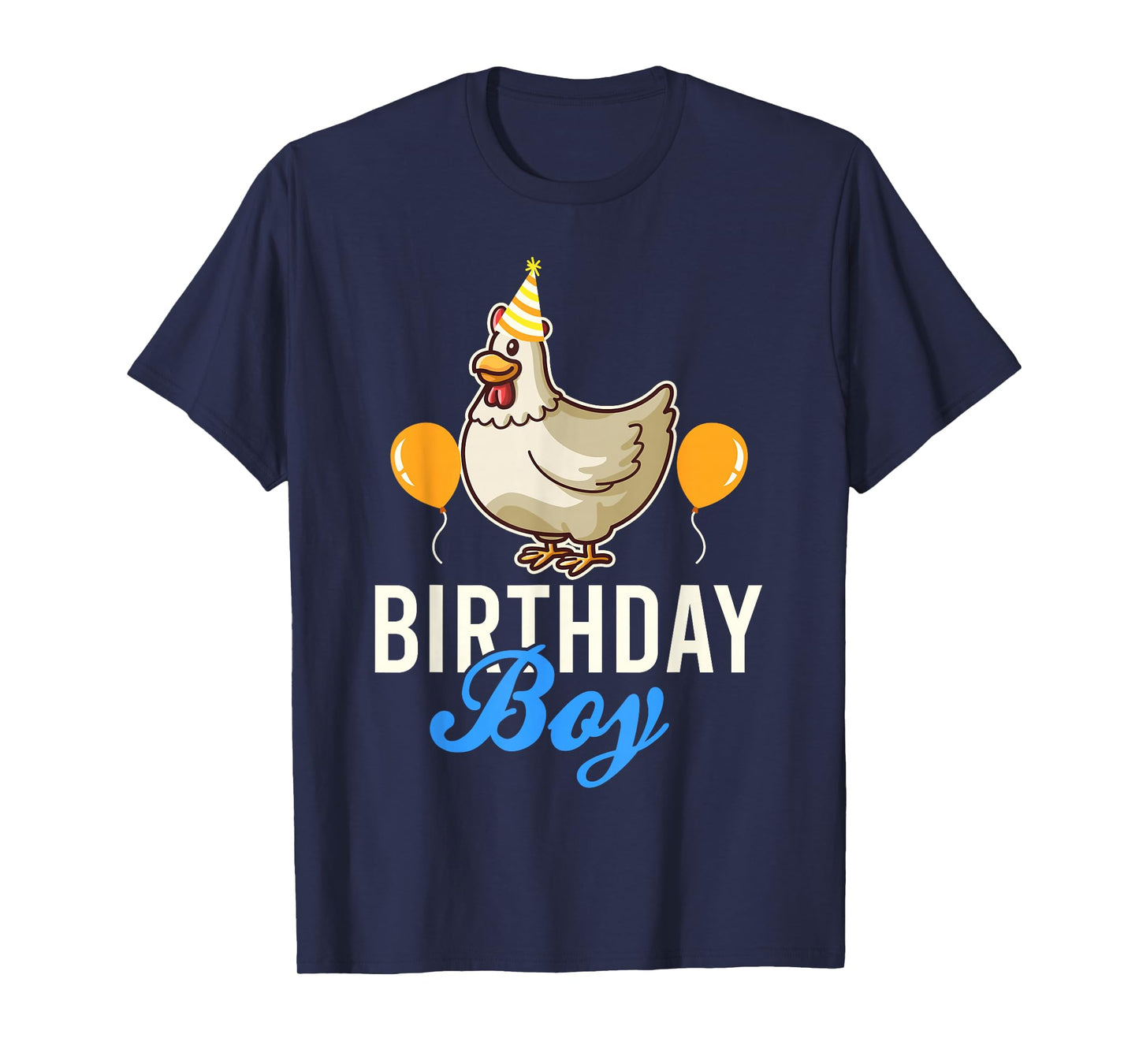Cute Chicken Birthday Boy T-Shirt