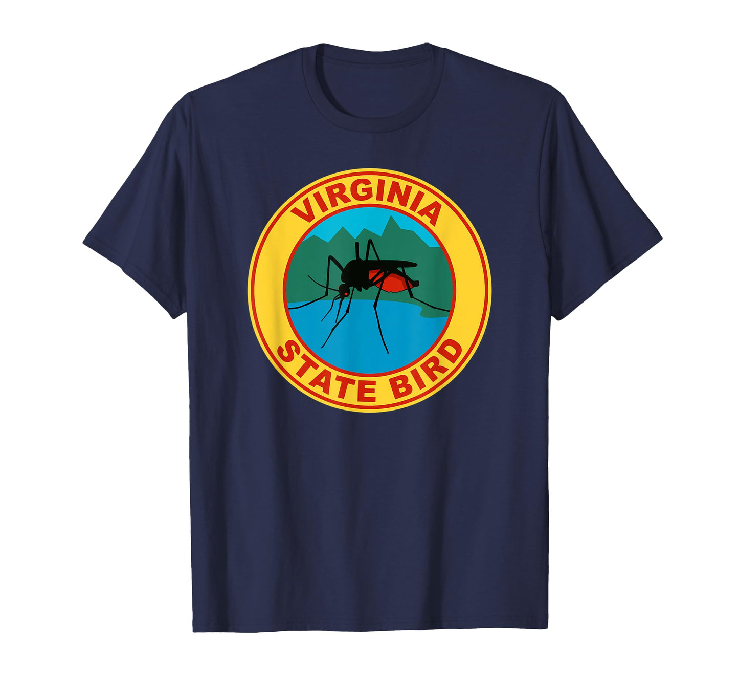 Funny Virginia Mosquito State Bird T-Shirt