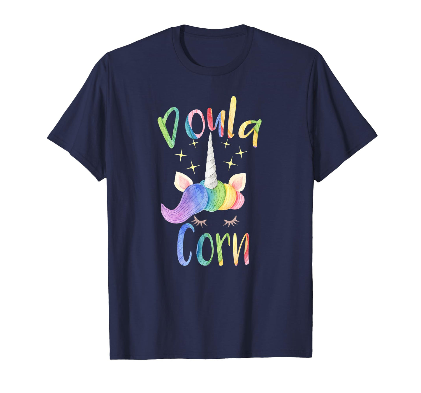 Doula Corn Unicorn Funny T-Shirt