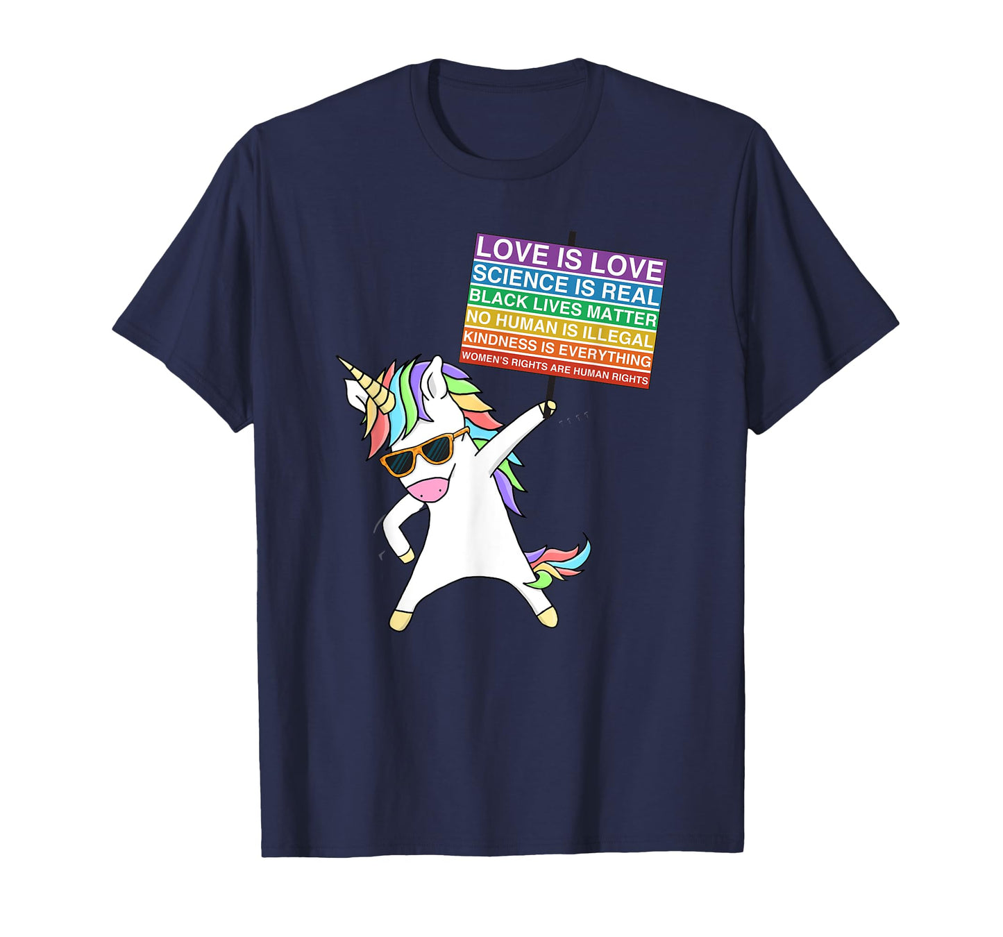 Social Justice Unicorn Protest Womens Equality Egalitarian T-Shirt