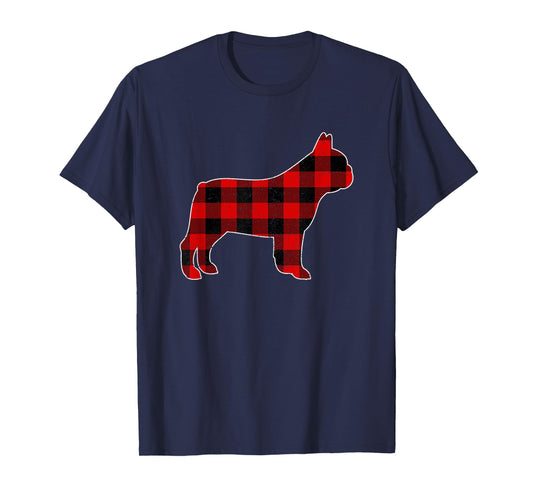 Christmas French bulldog Pajama Pj, Christmas Dog Buffalo T-Shirt for Men Women Kids