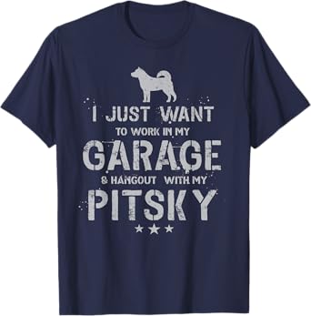 Funny Pitsky Dad Garage Men Hang T-Shirt