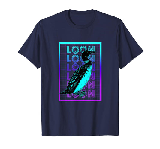 Loon Bird Lover Vintage Retro Loon T-Shirt