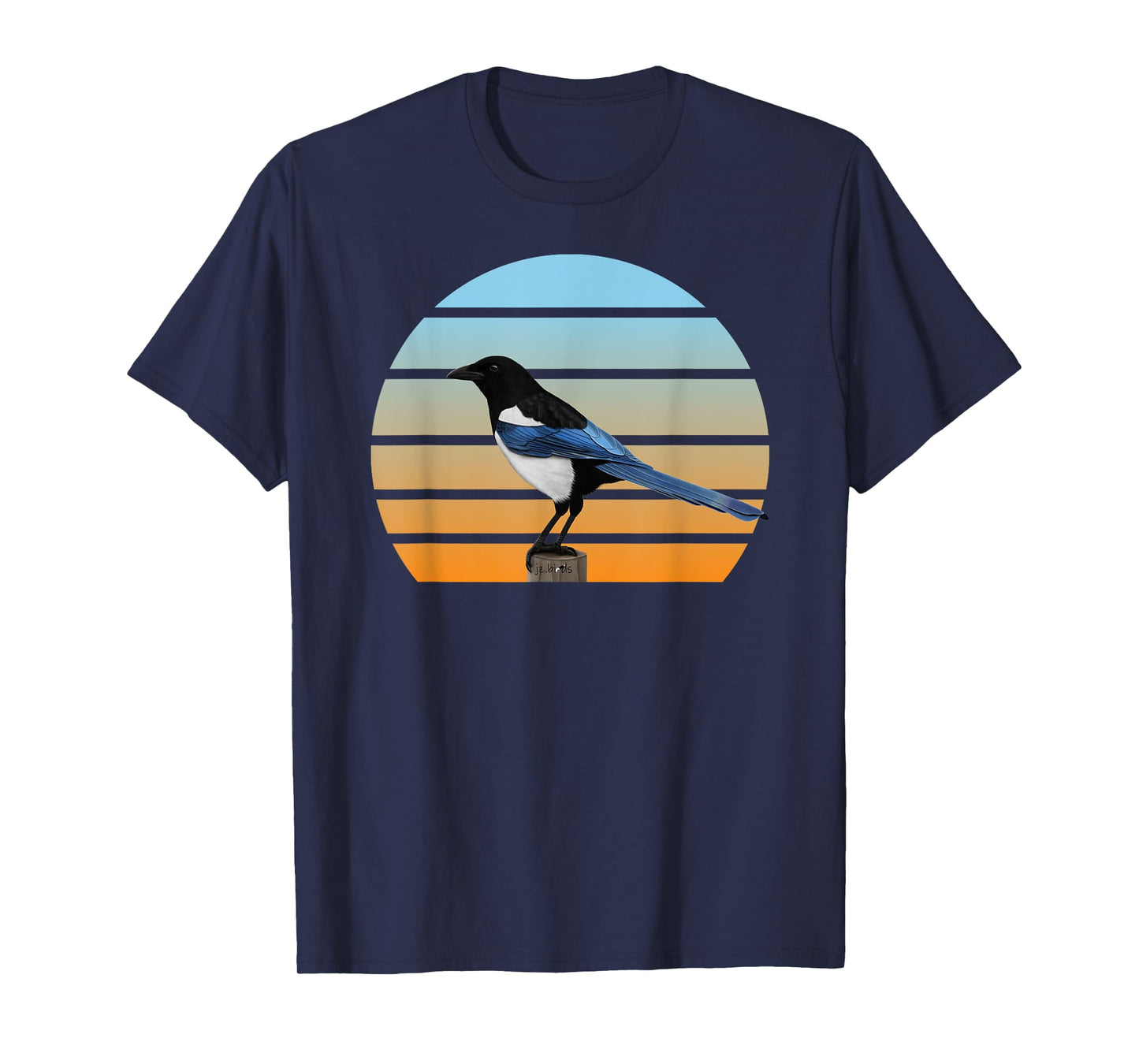 Magpie Bird Birdlover Birdwatcher Animal Biologist Birder T-Shirt