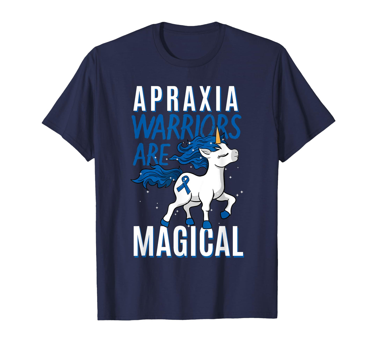 Apraxia Awareness Supporter Limb-Kinetic Fighter Unicorn T-Shirt