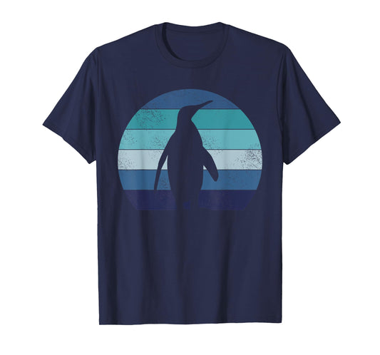 Retro Antarctic Animal Bird Penguin T-Shirt