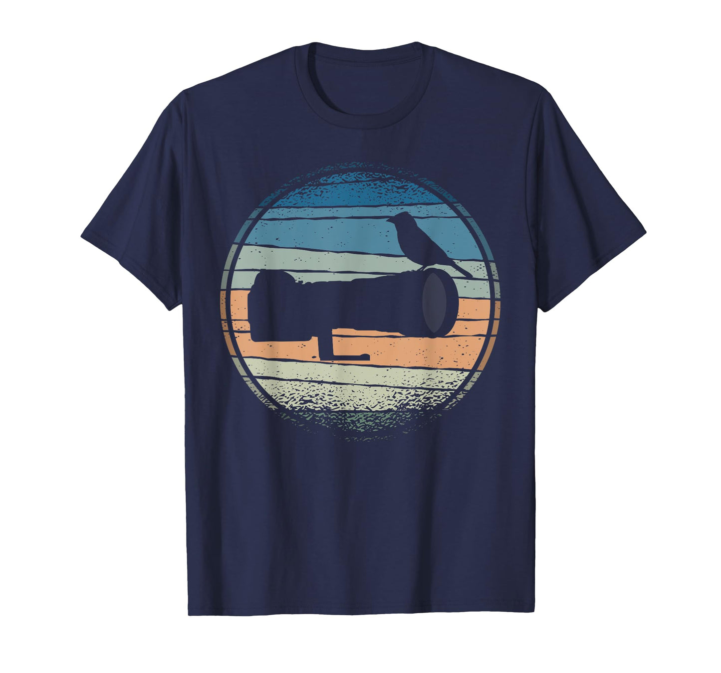 Nature Photography | Long Lens | Bird on Camera Vintage T-Shirt