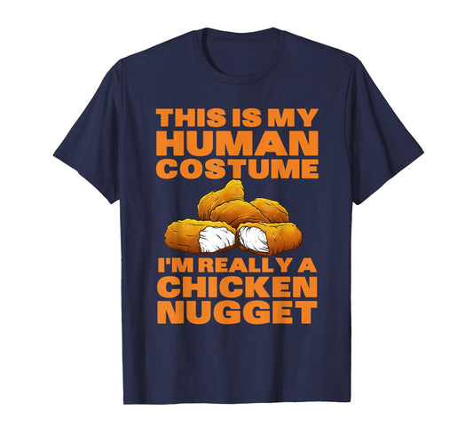 Chicken Nugget Art For Men Women Kids Chicken Nugget Costume T-Shirt