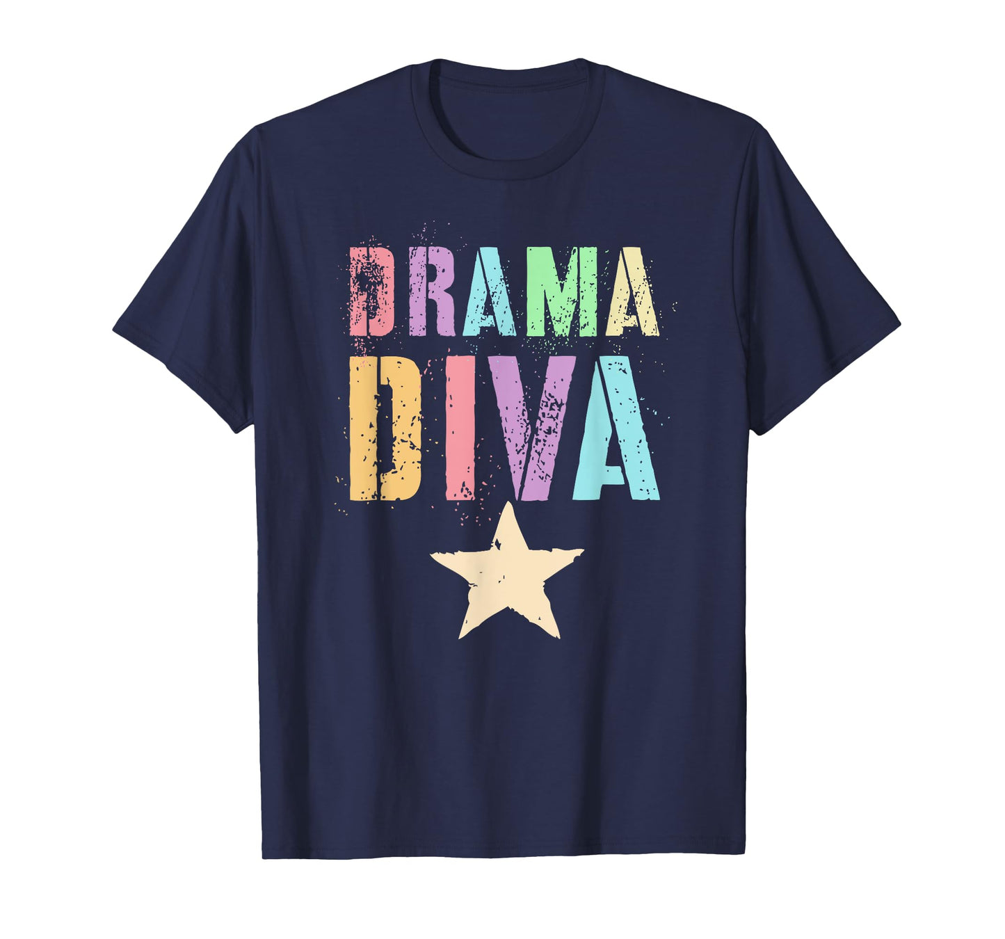 Cute DRAMA DIVA Theater Teacher School Stage Acting Play Gag T-Shirt for Men Women