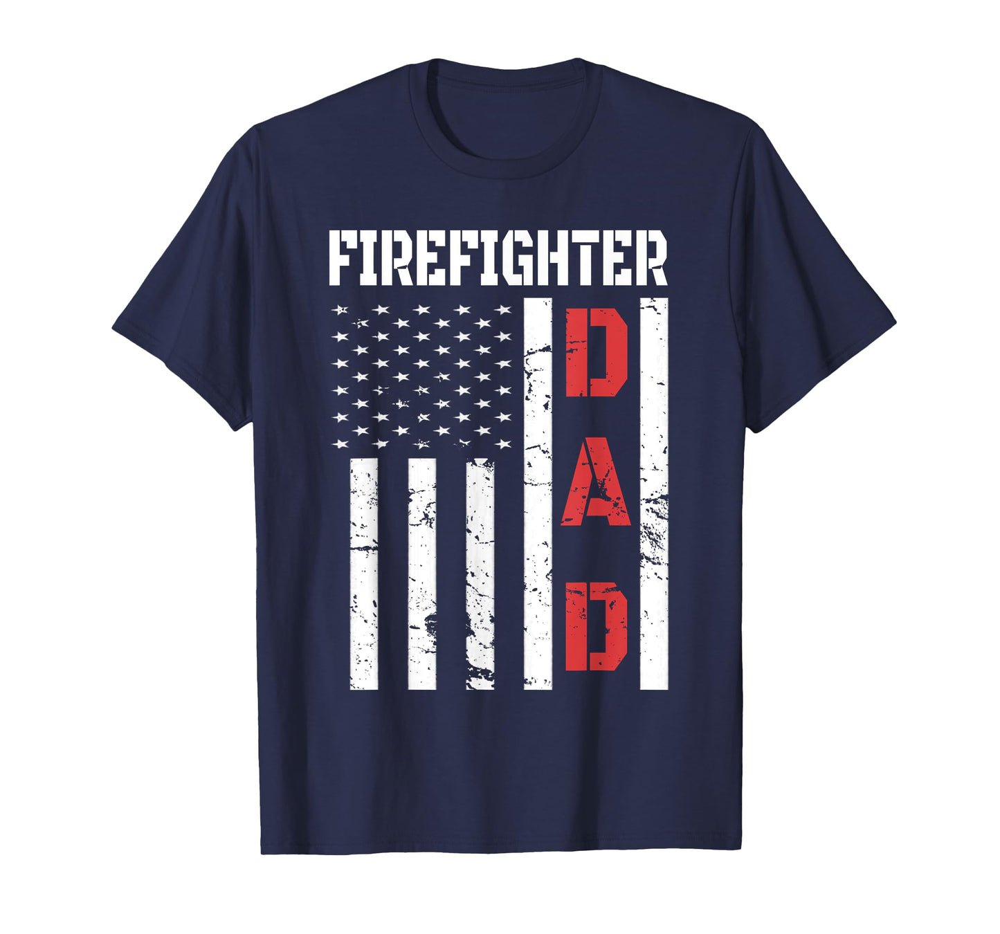 Firefighter flag shirt Fathers Day 2018 Dad Gifts T-Shirt