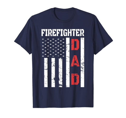 Firefighter flag shirt Fathers Day 2018 Dad Gifts T-Shirt