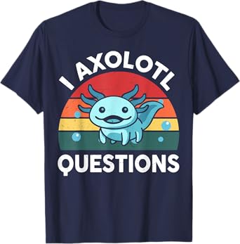 I Axolotl Questions Funny Kids T-Shirt