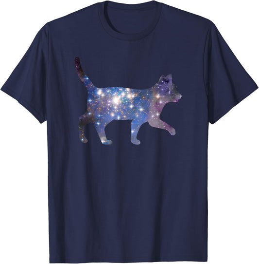 Galaxy Cat Tee: Space Universe Kitten T-Shirt