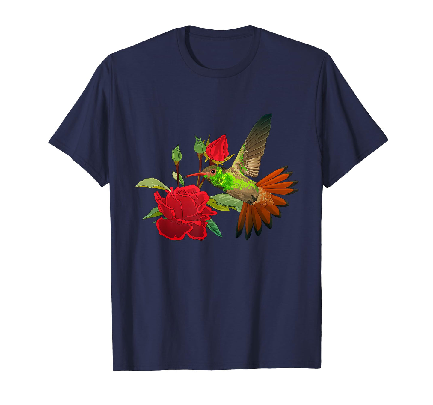 Hummingbird with flower T-Shirt