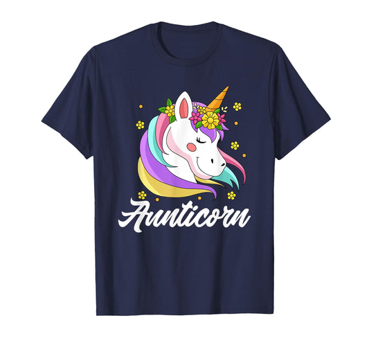 Unicorn rainbow - Aunticorn Aunt T-Shirt