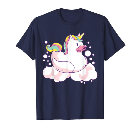 Unicorn Duck Soap Bubbles Rubber Duck Uniduck T-Shirt