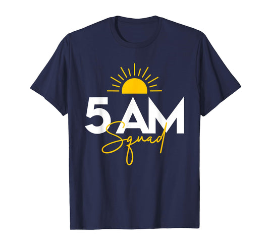 Funny Gym Workout Lovers Fitness Crew - 5 Am Squad T-Shirt