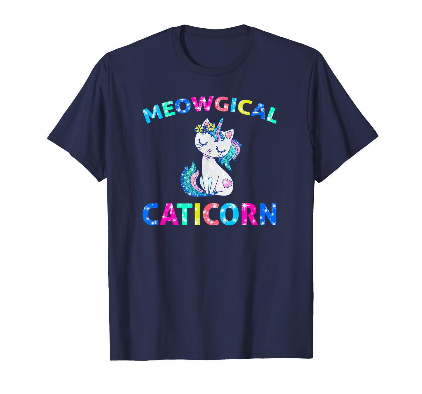 Meowgical Caticorn Shirt Unicorn Cat Kittycorn T-Shirt