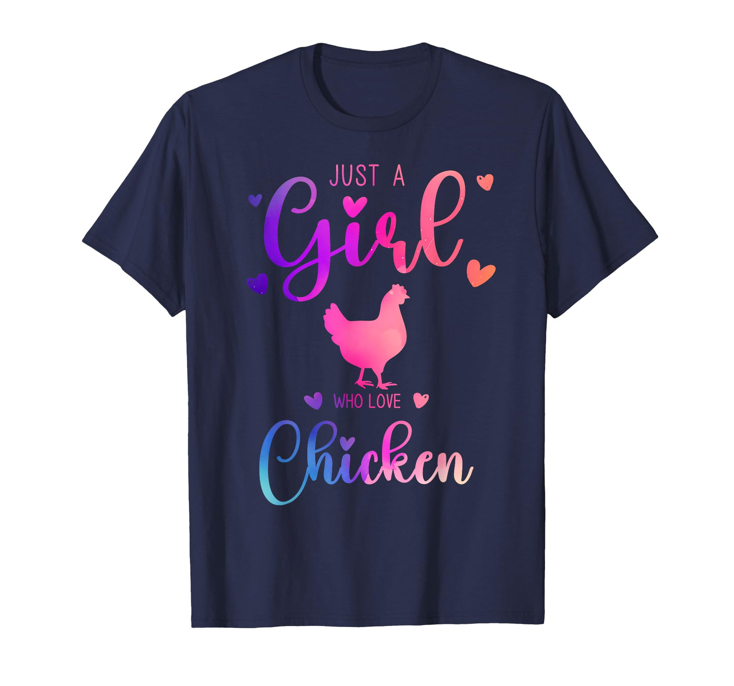Just a Girl Who Loves Chicken Dress for Women and Kids T-Shirt