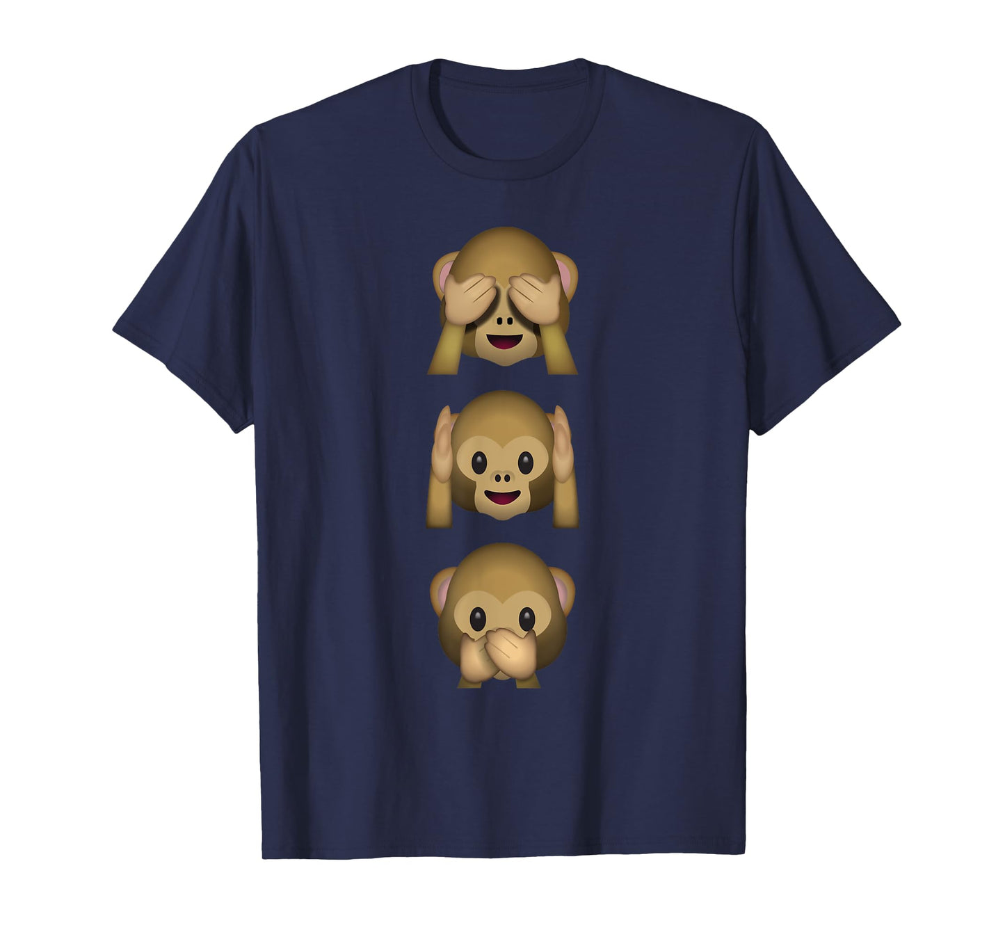 See No Evil Hear No Evil Speak No Evil 3 Wise Monkeys T-Shirt