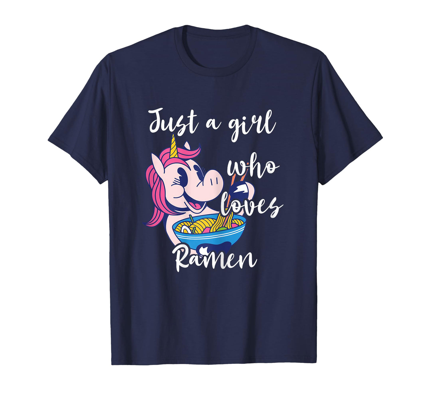 Ramen Unicorn Japanese Noodle Unicorn Manga Anime Soup T-Shirt