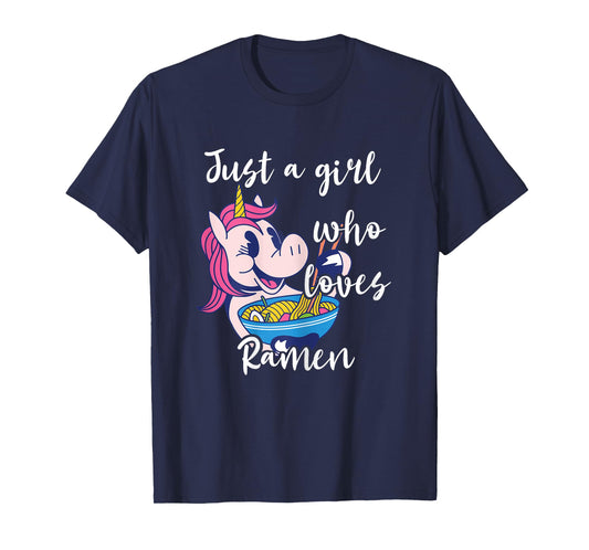 Ramen Unicorn Japanese Noodle Unicorn Manga Anime Soup T-Shirt