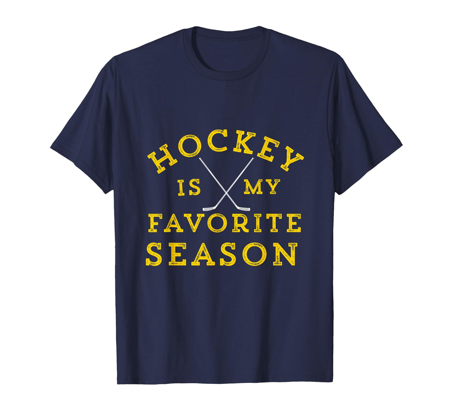 Hockey Is My Favorite Season Pittsburgh Gold Black Gift T-Shirt