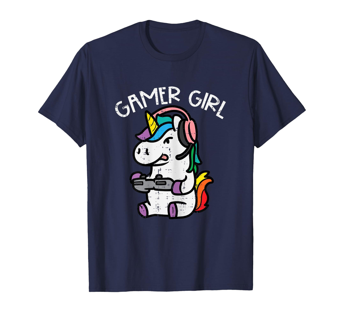 Gamer Girl Unicorn Video Gaming Women Kids Toddler Youth T-Shirt