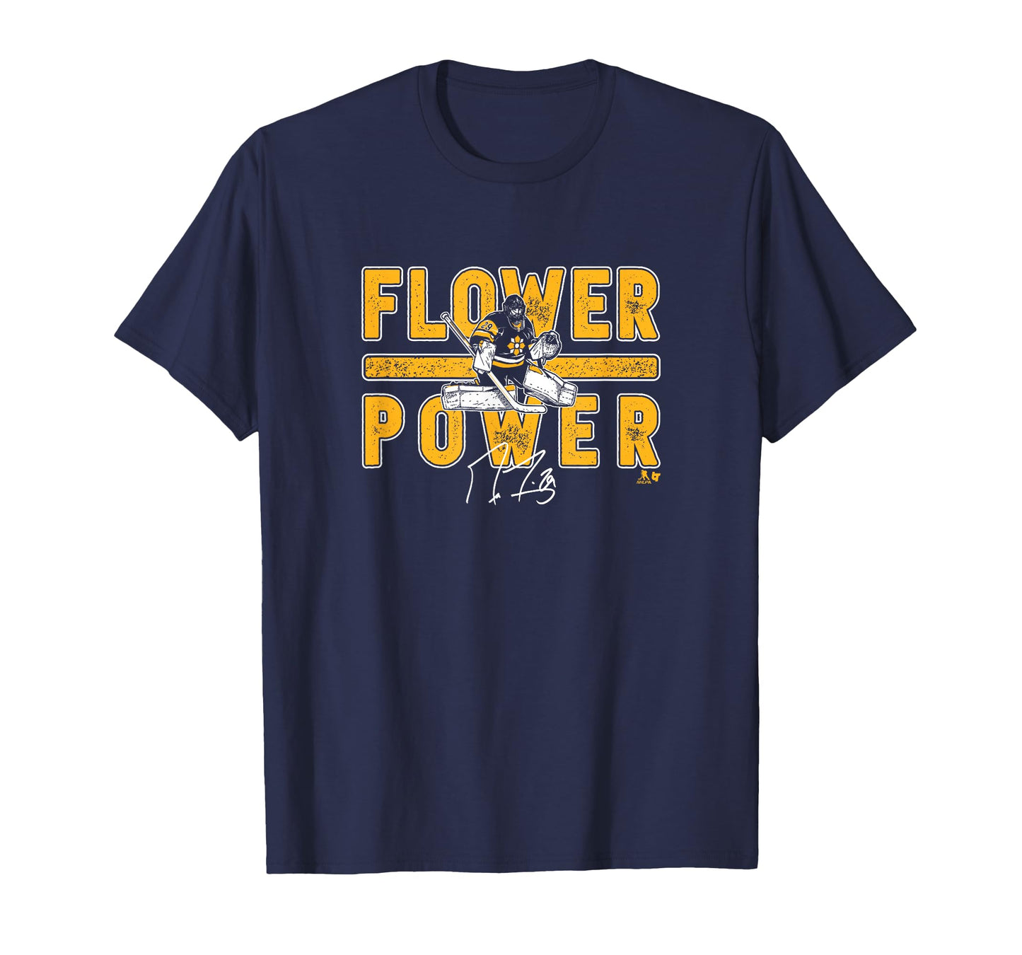 Marc-Andre Fleury - Flower Power - Pittsburgh Hockey T-Shirt