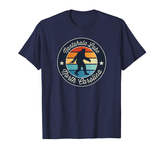 Nantahala Lake North Carolina Sasquatch Souvenir T-Shirt