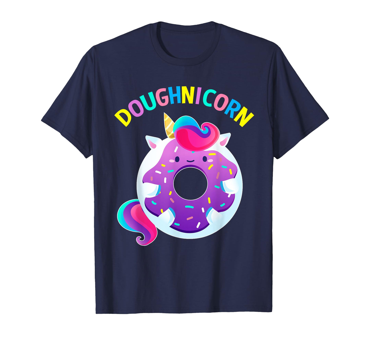Cute Donut Unicorn Doughnicorn Gifts Squad for Women Girls T-Shirt