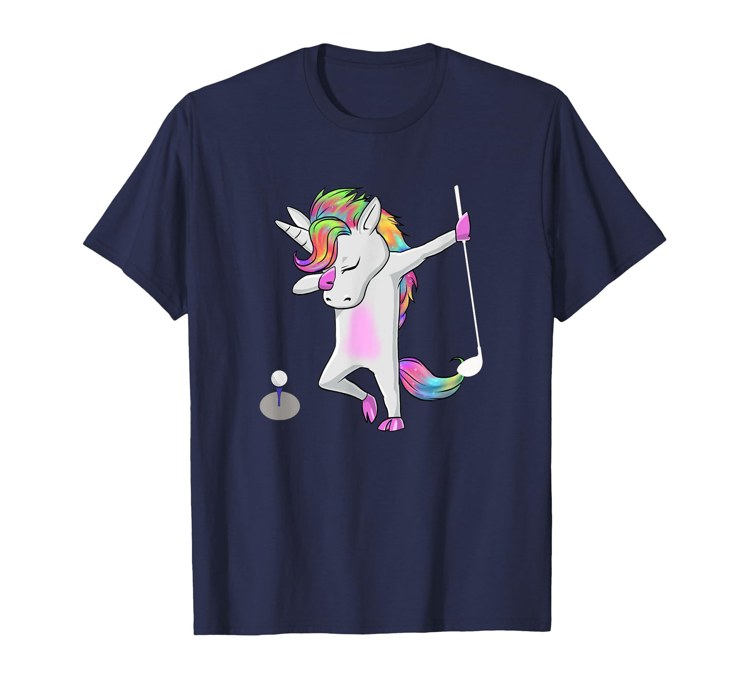Golf Dabbing Unicorn Funny Dab Dance T-shirt Funny Gift T-Shirt