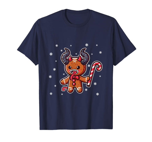 Christmas Krampus Gingerbread Man Christmas Pajama X-mas T-Shirt