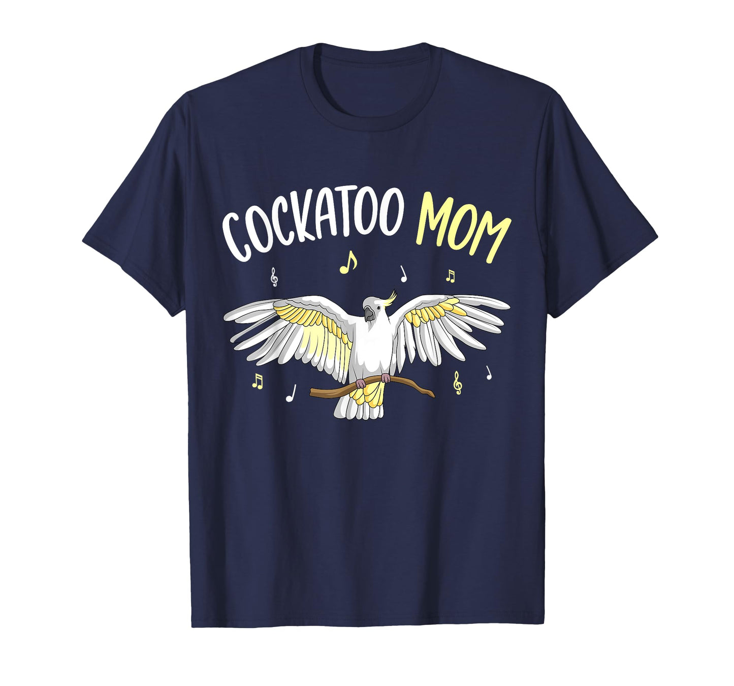 Cockatoo Mom Funny Parrot Bird Womens T-Shirt