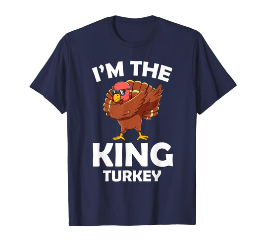 King Turkey Family Group Matching Thanksgiving Party Gift T-Shirt