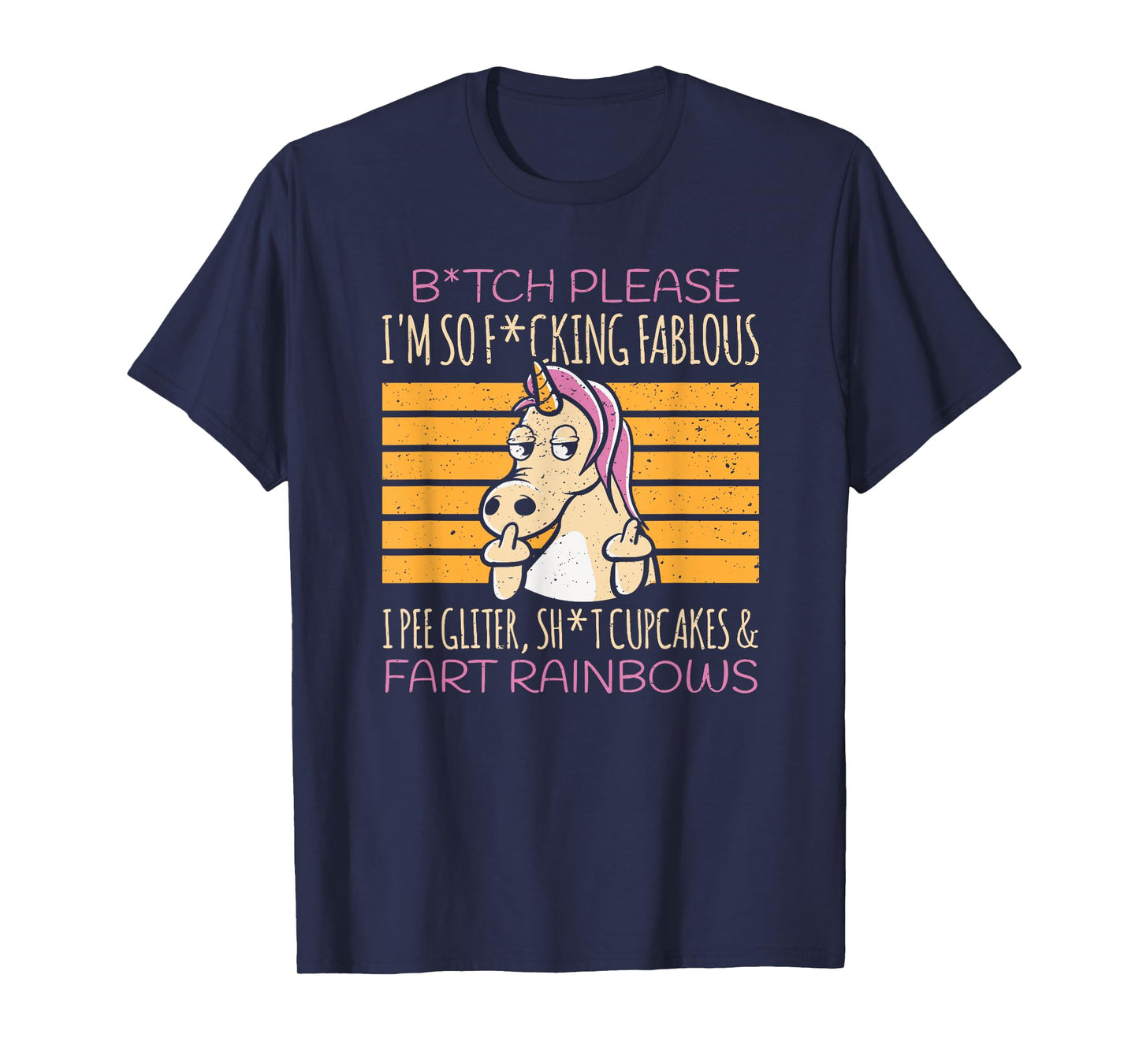 Bitch Please Unicorn Glitter Rainbow Fabulous T-Shirt