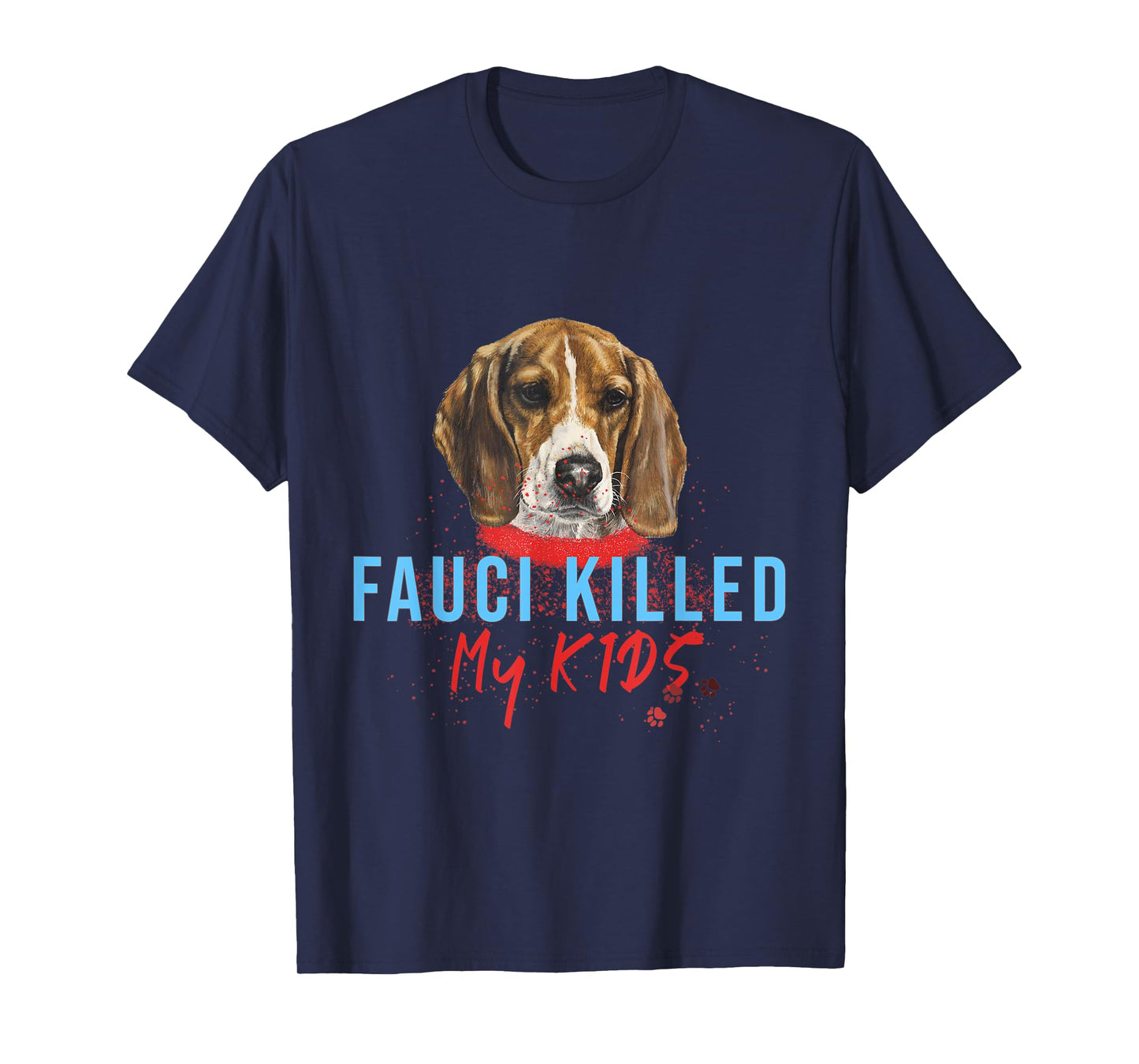 Cute Beagle Puppy And Fauci Dog Experiment T-Shirt