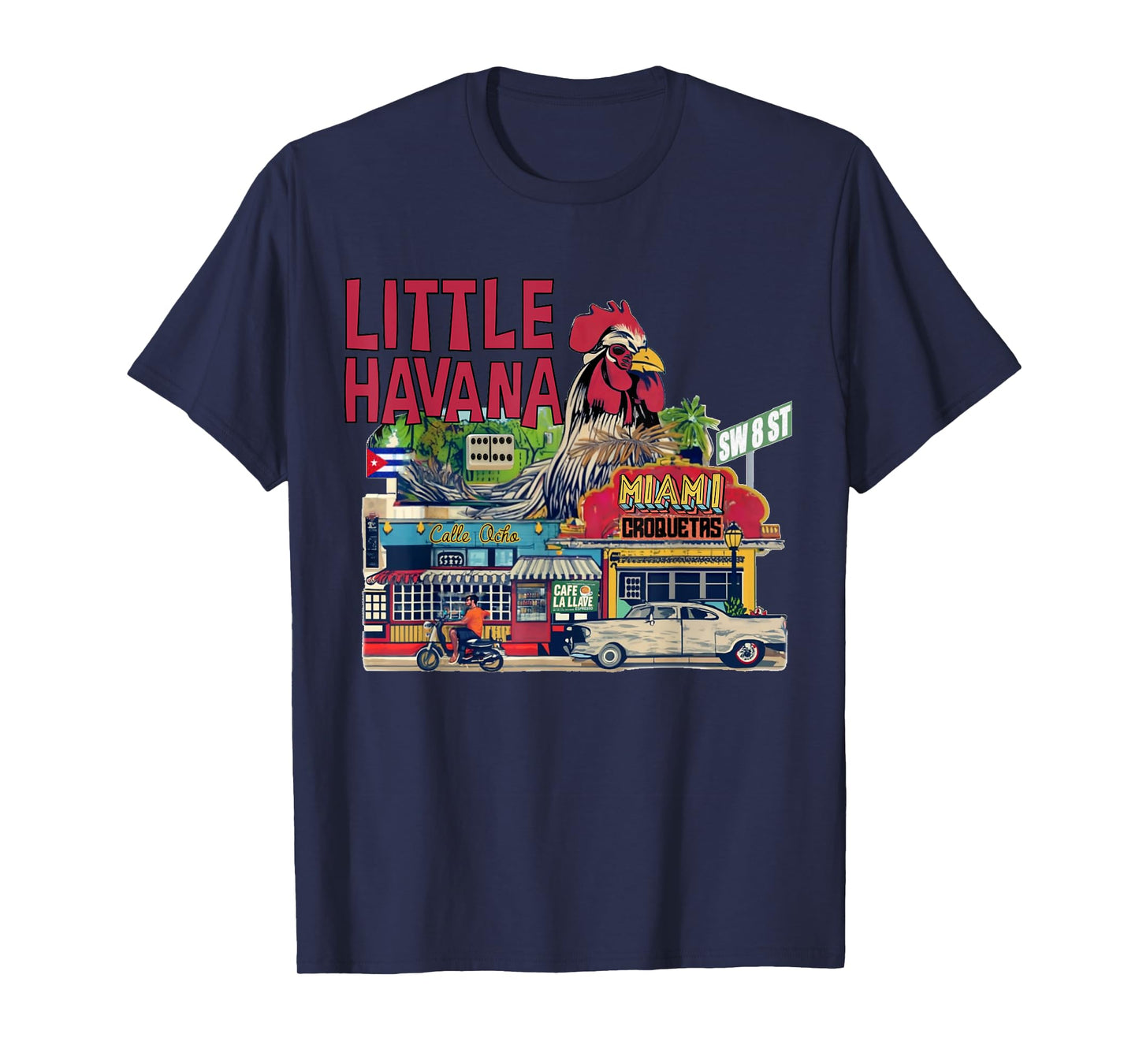 Little Havana, Miami: Calle Ocho Vibe & Cuban Charms T-Shirt