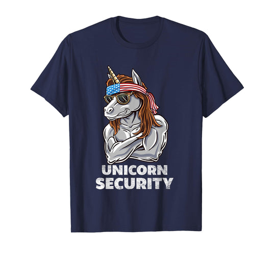 Unicorn Security Halloween Kids or Adult Costume T-Shirt